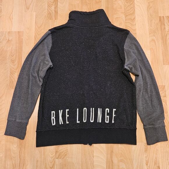 BKE Lounge Full Zip Jacket Womens Size XL Sequin Collar Sweater Y2K Mock Neck - Picture 7 of 10
